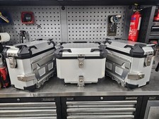 Universal Aluminium 95L Complete Luggage Set Adventure bike top box panniers Box