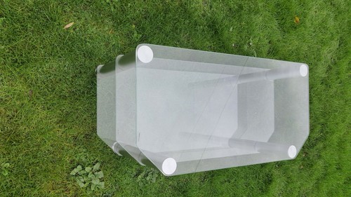 Tier glass corner stand - glass,
