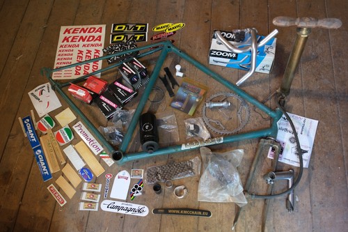 Vintage bike components lot - components,