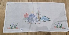 Vintage Crinoline Lady White