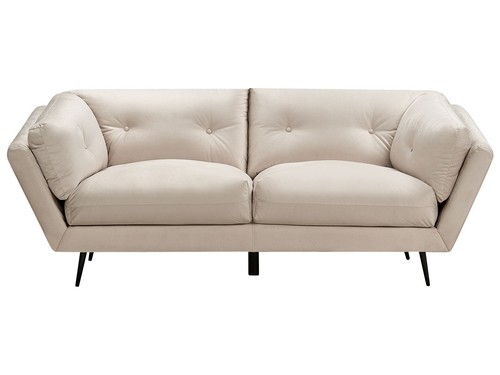 Seater velvet sofa beige - 3,