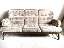 Ercol Jubilee 766 Three Seater Sofa + Original Cushions Free Delivery