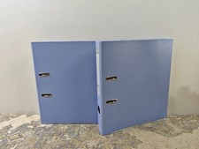 2x Esselte, Solea, A4, Lever Arch File, 50 mm Spine, 350 Sheets Capacity, PP, Pl