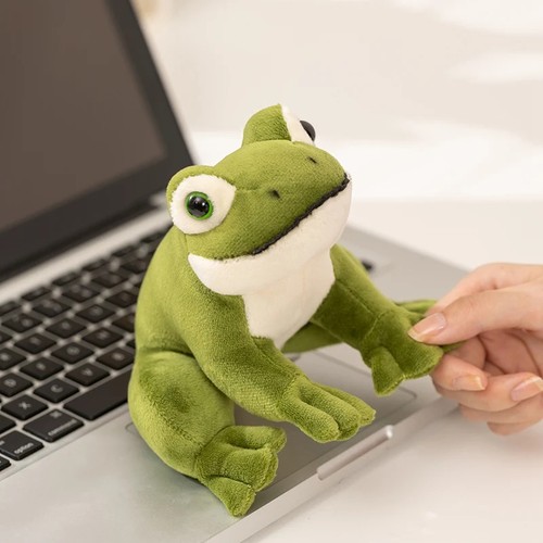12cm lifelike sitting frog - 12cm,