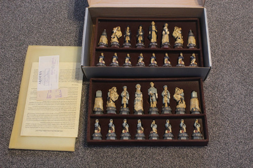 Hand painted chess set - chess,
