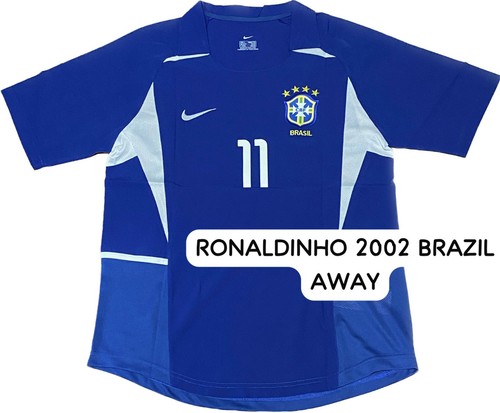 Ronaldinho brazil 2002 away - ronaldinho,
