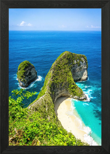 Bali beach framed wall art - bali,