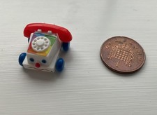 Fisher Price Miniature Vintage Telephone Spare Plastic Toy Phone