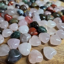 Mixed Crystal Mini Hearts Bulk