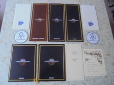 A JOB LOT OF VINTAGE ORIENT EXPRESS (1989) MENUS, NAPKINS, COASTERS ETC