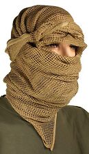 New Large 180x80cm Coyote Tan Scrim Net Scarf