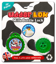 UdderLok-The Original Patented Milk Bottle Lock! Stop People Pinching Your Milk!