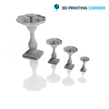 Bird Bath Pond Fountain model