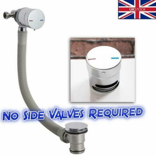Bath waste chrome black - waste,