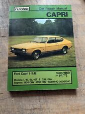 Ford Capri 1.3, 1.6, & 2.0 (1969-1979) Workshop Manual