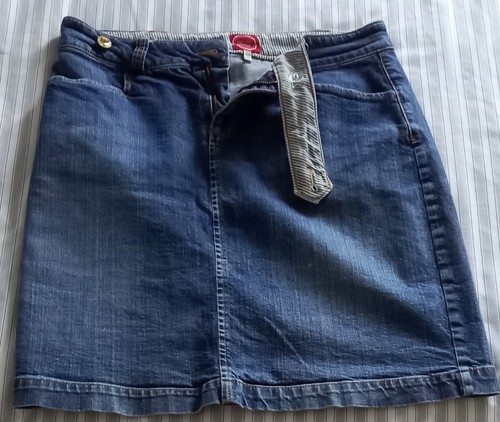 Joules denim skirt with - denim,