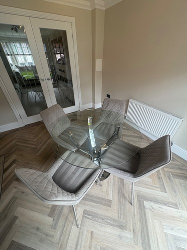 Next dining table and chairs - 4,