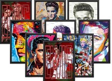 Framed Elvis Presley A4 Art