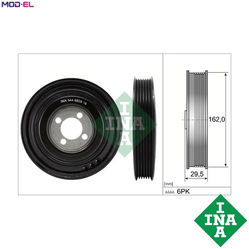 Belt pulley crankshaft 544 - pulley,