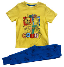 boys baby ex store Number Blocks pyjamas.18-24mths.CLEARANCE!!