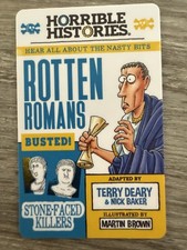 Yoto cards - Horrible Histories - Rotten Romans - Terry Deary - Nick Baker
