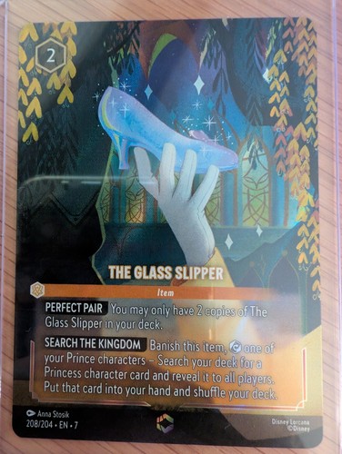 Disney lorcana the glass - disney,