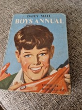 Daily Mail Boys Annual. Vintage Hardback Book 1950s Good Condition