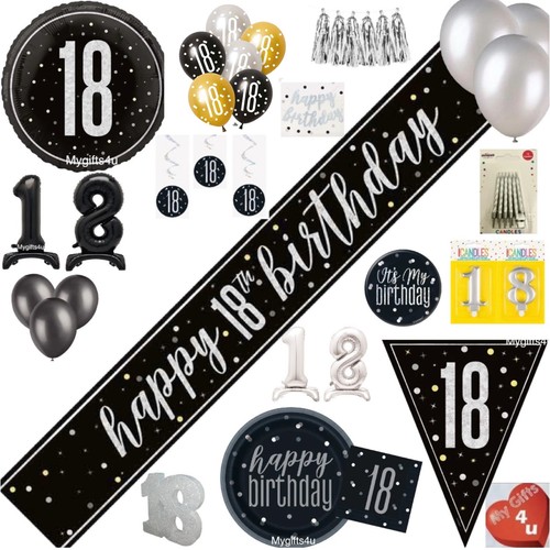 Black 18th happy birthday - 18th,
