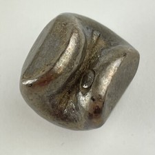 Thailand 19th Century C1860s Silver Bullet Baht Coin 15.1g