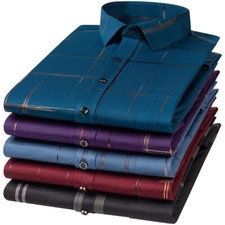 Mens Dress Shirts Formal No