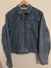 Levi’s Type 1 Selvedge Denim Jacket Big E WW2 Reproduction Made In Japan Size 40