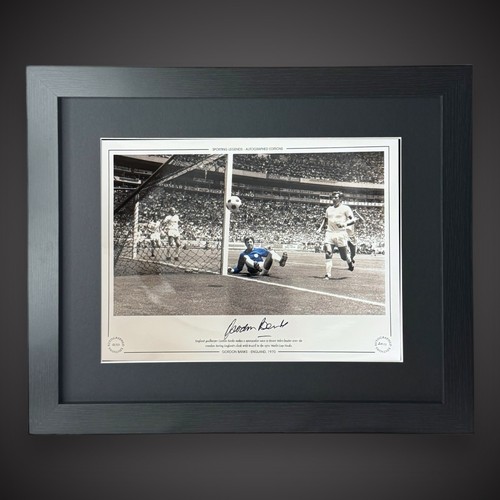 Framed gordon banks hand - framed,