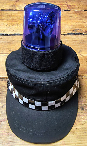 Police black cap blue - police,