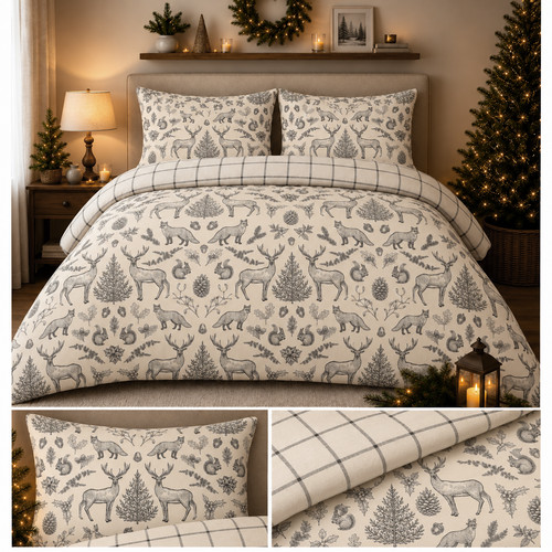 Christmas duvet cover - christmas,