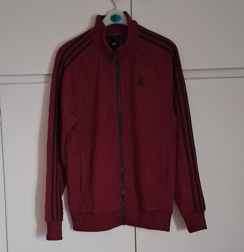 Adidas men burgundy full - men's, zip