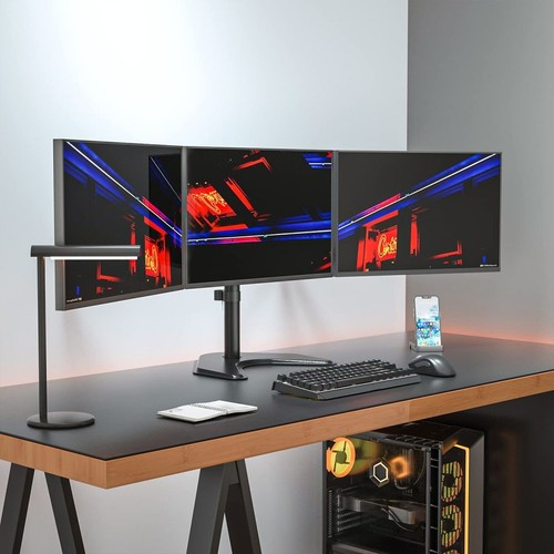 Wali triple monitor stand free - stand,
