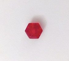 Vintage 90s Polly Pocket Red Hexagon Jewel Sparkle Surprise Jewel Magic Ball 1