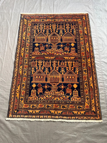Afghan baluchi wool - afghan, area