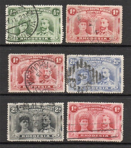 Rhodesia 1910 group of - group,