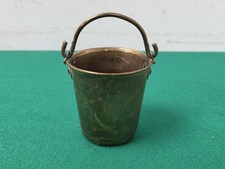 Small Vintage Brass Bucket