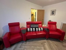 Stressless Arion Home Cinema  Sofa in Red Leather