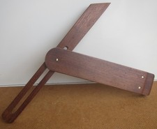 Old Antique 12" Sliding T Bevel Wooden Hand Tool