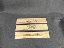Set of 3 - Wooden Wine Box Panel - Plaque, Display - Bar Wall Backdrop Home