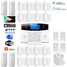 Z67 Tuya APP WiFi+UK/EU 4G Sim Card Wireless Home Security Burglar Alarm System