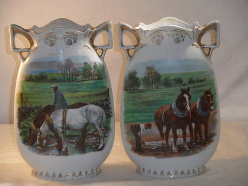 Antique porcelain vases - 2,