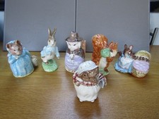 Royal Albert & Beswick Beatrix Potter Figures x 6 Perfect 