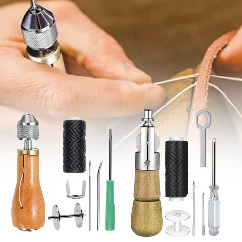 Leather canvas sewing awl - leather,