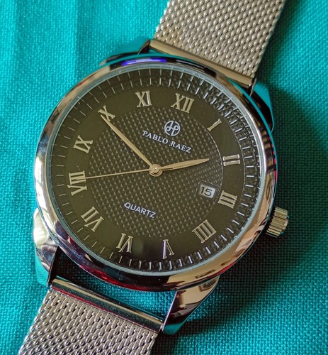 Mens pablo raez watch mesh - raez, ss