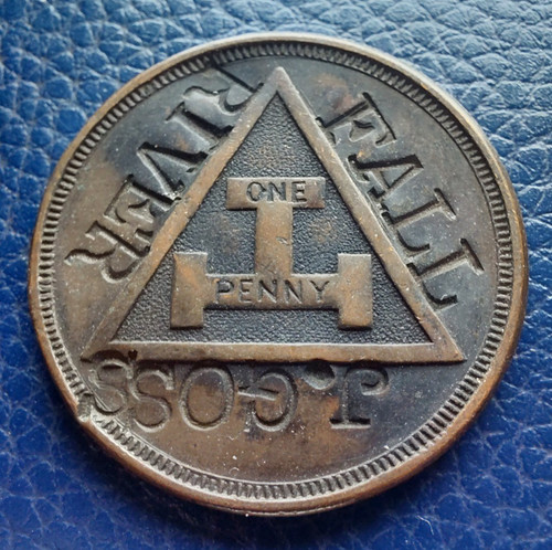 Masonic one penny - one, /