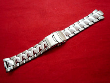 Amadeus 18 mm wide Stainless Steel Metal Link Watch Strap Bracelet 10 mm Ends